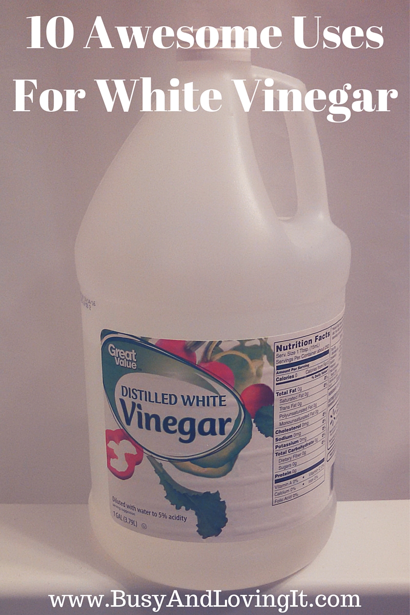 10 Ways to Use White Vinegar. So grateful for number 7!!