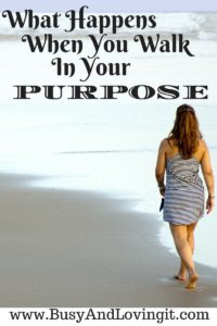 What happens when you walk in your purpose? You will see God do amazing things!