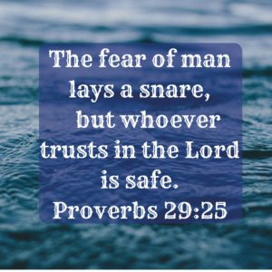 Are you dealing with shyness? The fear of man is a trap laid by the devil.