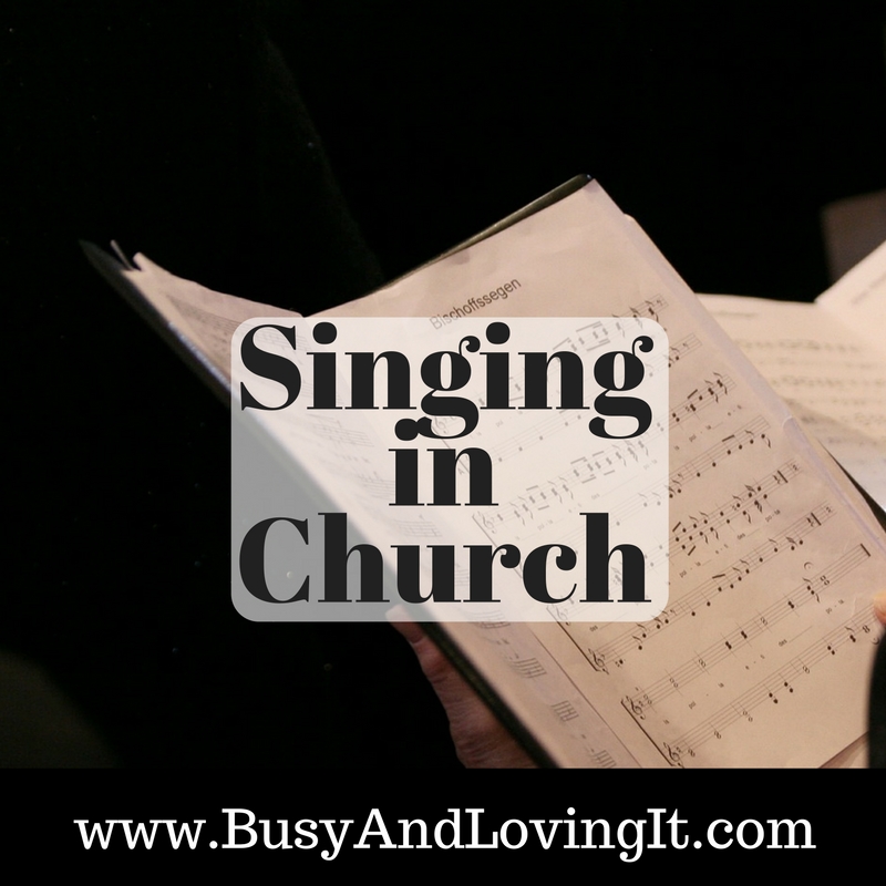 Singing in church is our way of praising God. Do you sing with the worship team?
