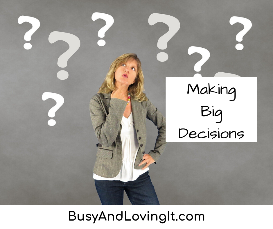 When making big decisions you don't have to do it alone.