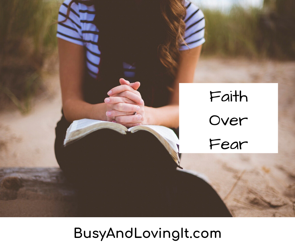 We must show faith over fear. Jesus said to just believe.