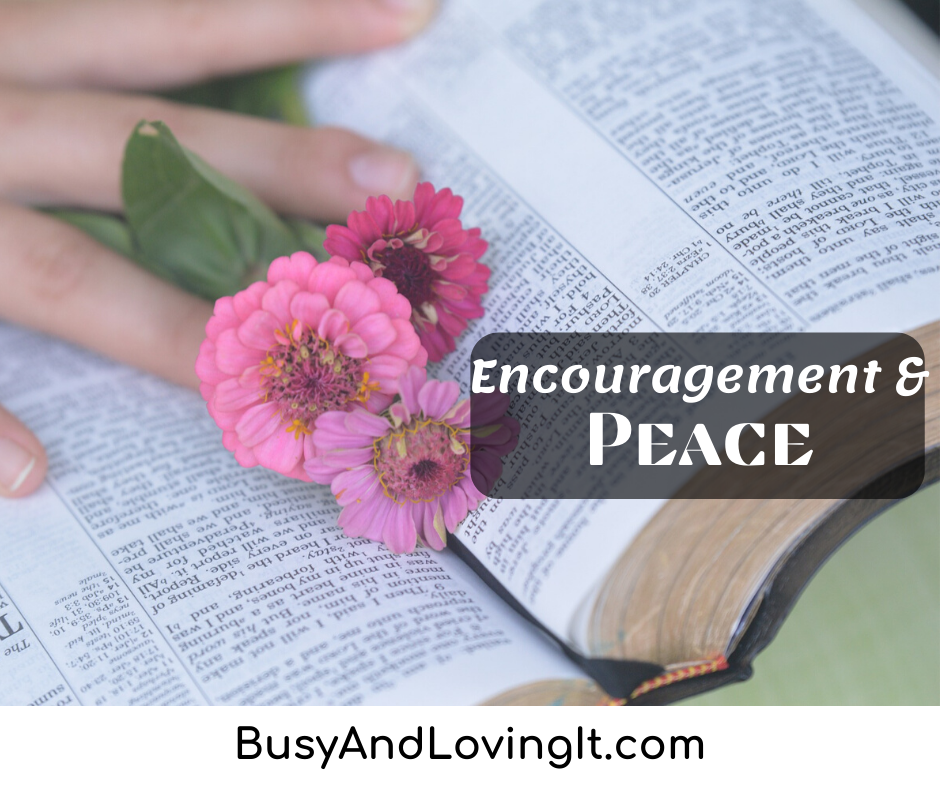 Verses of Encouragement and Peace