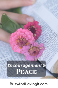 Verses of Encouragement and Peace