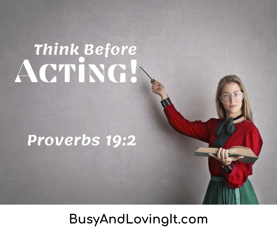 acting without thinking