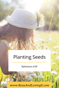 What seeds are you planting