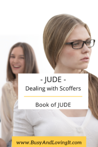 Jude, dealing with scoffers