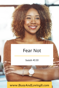 fear not, for I am with you