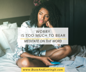 worry is too much to bear